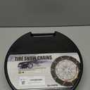 Snow-Chains Easy Install Tire-Chains, One-Pull Fit Design Tire Snow Chains for Passenger Cars, Sedan, SUVs, Emergency Winter Tire Traction Car Tires 185 195 205 215 225 - Set of 2 (KN90)