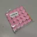 ZEJIA 3 Gram Sample Containers with Lids, 50 Count Tiny Sample Jars, 3ML Makeup Cosmetic Containers for Lip Balms, Lotion, Powder, Beauty Products(Pink Lids)