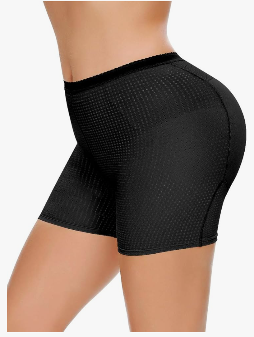 Womens Butt Lifter Seamless Hip Enhancer Underwear Booty Pads Shaper Boyshorts M