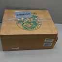 QIANYUN Artificial Geranium Bush  20 Inch Outdoor Potted Artificial Plant for Front Porch, UV Resistant Faux Flower Bush for Garden, Yard & Patio Decor (2 Pack) (White-pink)