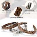 LONEEDY 6PCS Wide Padded Headband for Women Cotton Neutral Color Sponge Thick Hairband for Girls Non-Slip Solid Hair Band (Mixed colors 6PCS, One Size) (1 Count (Pack of 6))