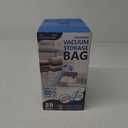 20 Pack Vacuum Storage Bags, Space Saver Bags (4 Jumbo/4 Large/4 Medium/4 Small/4 Roll) Compression for Comforters and Blankets, Sealer Clothes Storage, Hand Pump Included
