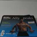 Ally Peaks Pull Up Bar for Doorway | Thickened Steel Max Limit 440 lbs Upper Body Fitness Workout Bar| Multi-Grip Strength for Doorway | Indoor Chin-Up Bar Fitness Trainer for Home Gym Portable (silver1)