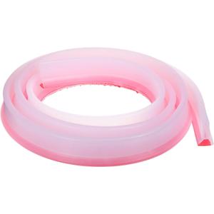118"x1.2"x2" (LxWxH) Collapsible Shower Barrier Stopper - 1 Pack - Good for Bathroom Kitchen - L Shape Water Splash Guard Blocker - Clear