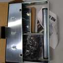 Nanovi Soil Blocker, 2 Inch Soil Block Maker with 3 Sizes Seed Pins & Comfortable Handle 4 Cell Handlheld Soil Blocking Tool for Seed Starting, Grow Seedling, Outdoor Plants, Greenhouses, Garden