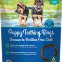 2 x N-Bone Puppy Teething Rings Salmon Flavor Dog Treat, 6 Count Bag, 7.2-oz