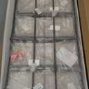 Crofy No Assembly Folding Bookshelf for Living Room, 4 Tier Black Collapsible Book Shelf for Home Office, Portable Bookcase Storage Organizer