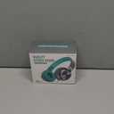 AILIHEN C8 Wired Headphones with Mic and Volume Control - Noise Isolating On-Ear Headphones, Folding Lightweight Corded 3.5mm Headset for Cellphones Tablets Chromebook Laptop Computer (Grey/Mint) (Medium, Turquoise)