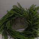 Glitzhome 28 Inch Christmas Norfolk Pine Wreath for Front Door, Real Touch Artificial Greenery Wreath for Windows, Walls, Porches Indoor and Outdoor Home Decoration