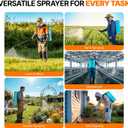 OGERY Battery Powered Backpack Sprayer 4 Gallon