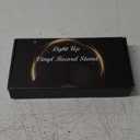 YuanDian Light up Now Playing Vinyl Record Stand Wall Mount, Now Spinning Record Player Stand, Wooden Acrylic Holder for Vinyl Album Display and Storage with Warm White Color Lights