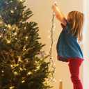 2 x Christmas Lights 33ft 100 LED Battery String Lights with Timer Memory Function USB or Battery Powered Waterproof String Lights for Indoor Outdoor Decoration (Warm White)