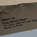 Zero Waste USA - 2, 000 Commercial Grade Dog Waste Station Refill Roll Bags - Fits Any Roll Bag Dog Waste Station - 40% Thicker than competitor brands - 10 Rolls of 200 bags per roll