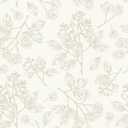 VEELIKE Neutral Beige Leaf Wallpaper Peel and Stick Cottage Floral Wallpaper for Bedroom Bathroom Farmhouse 17.7''x118'' Boho Botanical Leaf Wall Paper Self Adhesive Contact Paper for Cabinets Wall