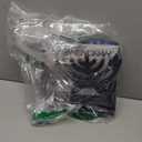 Rite Lite Go Menorah Mini Metallic Electric Menorah - LED Battery/USB Powered Chanukah Menorah Jewish Holiday - Office Car Home Decorations Judaica Hanukkah Gifts, Push Button Multi Light - Blue