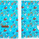 Dog Bandana, Shark Print Boy Bandana Pet Kerchief 1PC Washable Cotton Square Dog Scarfs for Small Medium Large Dogs