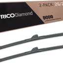TRICO Diamond 26" + 26" Premium Automotive Replacement Windshield Wiper Blades (Set of 2), Passenger and Driver Side All-Weather Beam Wiper Blades for Select Vehicle Models