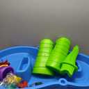 Step2 Rain Showers Splash Pond Water Table, Kids Water and Sand Activity Sensory Playset, Summer Outdoor Toys, 13 Piece Water Toy Accessories, For Toddlers 1.5+ Years Old, Blue & Green