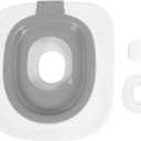 Cat Toilet Training Seat, Urinal Seat Potty for Pet, Reusable Cat Toilet Trainer, 37 x 40 cm Removable Pet Toilet Training System, Cat Toilet Litter Tray Toilet Trainer (Gray)