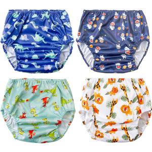 Plastic Diaper Cover With Good Elastic Rubber for Swim and Potty Training - Toddler Boy Underwear 5t (5T (4 Count))