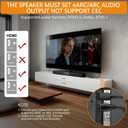 Neoteck ARC/eARC Audio Extractor, HDMI ARC Audio to Optical Extractor with Supports PCM 2.0, Dolby 5.1, DTS 5.1, 24bit/192kHz, Plug and Play, Suitable for TV, Home Cinema & Legacy Audio Systems