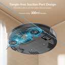 ILIFE V5s Max Robot Vacuum, 4000Pa Max Suction Power, 2.4G WiFi/App/Alexa/Remote Control, Self-Charging Robotic Vacuum Cleaner, for Hard Floors Carpets and Pet Hair