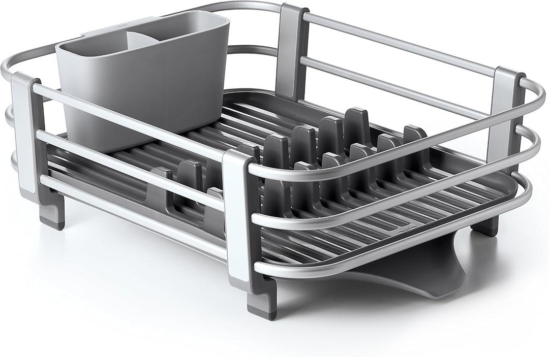 OXO Good Grips Rustproof Aluminum Dish Rack, Large