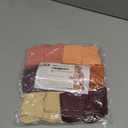 JAKIDAR 12 Pack Baby Toddler Socks Non Slip Grip Cotton Crew Socks for Boys Girls Infants Kids (Orange Sunset)