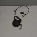 Fida Retractable Dog Leash X-Small Breed, 10 ft Durable Pet Walking Leash for Extra Small Dogs/Cats/Small Animals up to 18 lbs, 360 Tangle Free, Black