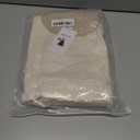 ZESICA Women's Fall 2025 Oversized Sweaters Long Sleeve Color Block Mock Neck Side Slit Comfy Loose Knitted Pullover Tops (Beige, S)