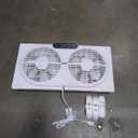 BEYOND BREEZE Twin Window Fan with Reversible Airflow and Intruder Alarm, 9-Inch Window Fan with Remote Control and 3 Speeds, Expandable Window Exchaust Fans for Home Bedroom