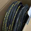 POHIR Power Washer Hose 100FT 3/8'' High Tensile Wire Braided Car Wash Water Hose, with 2 Quick Connect Kits Compatible M22 14 mm, 1/4 Inch Hose for Pressure Washer, 4200 PSI