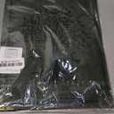 Leather 3 Ring Binder Fits 8.5"x11" Letter Size Paper, 1 Inch Round Ring Binder Holds 200 Sheets, Notebook Cover Loose Leaf Organizer, Green Tree