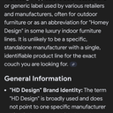 HD Design Heather Gray Sectional Couch 114" Length