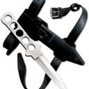9" Scuba Diving Stainless Steel Fixed Blade Knife Survival Hunting Serrated- Hunting Knives, Military Surplus - Survival and Camping Gear