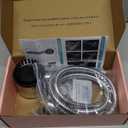 Cobbe Ion Drops Filtered Shower Head with Handheld, High Pressure 4+1 Spray Mode Showerhead with Filters, Built-in Power Wash for Hard Water - Remove Chlorine - Reduces Dry Itchy Skin, Chrome