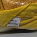 Cotwinter 6 Pcs Halloween Wrestler Costume Set Include Yellow Sleeveless T-shirt 6ft Feather Boa Mustache, Size L