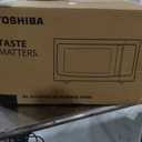 Toshiba Air Fryer Combo 4-in-1 Countertop Microwave Oven, Smart Sensor, Convection, Mute Function, Position Memory 13.6" Turntable, 1.5 Cu Ft, 1000W, Silver, ML-EC42P(SS)