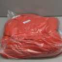 puredown Soft Feather Down Throw Blanket Lightweight Packable Couch Throw for Indoor and Outdoor Use,Throw 50"X70", Fiery Red