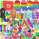 Fidget Toys, 160 Pack Party Favors for Kids 8-12 4-8, Sensory Toys Bulk Autism Autistic, Treasure Box Toys for Classroom, Stocking Stuffers, Goodie Bag Stuffers, Christmas Birthday Gifts Prizes