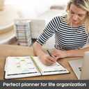 2 x 2026 Planner, Weekly and Monthly Calender Planner, Jan 2026 to Dec 2026, Hardcover 2026 Calendar Book with Tabs & Inner Pocket, Office Home School Supplies for Women & Men - A5 (6.3" x 8.5"), Black