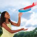 IMC Toys Jet Disc Hunter - 9" Disc and Plane Glider Tail, Great Outdoor Play, Easy to Throw and Catch, for Kids 6 and Up - Blue