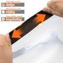 ZYP 6x8 FT Heavy Duty Clear Waterproof Tarps Outdoor Garden Rainproof Covering,Clear Vinyl Tarp with Grommets,Transparent Waterproof Tarpaulin for Covering Henhouse Porch Canopy Plant Camping