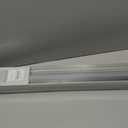 Persilux Cordless Zebra Blinds for Windows Free-Stop Roller Shades (33" W X 64" H, Grey) Dual Layer Light Cintrol for Day and Night, Light Filtering Sheer Shades for Home, Easy to Install