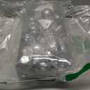 Ouddy Decor 36 Pcs Clear Christmas Ball Ornaments, 2.36" Shatterproof Silver Plastic Christmas Ornaments Set Decorative Hanging Transparent Baubles for Xmas Tree Holiday Party Decor, Silver