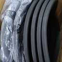 Amazon Basics Sturdy Foldable Plastic Chair, Portable, 350-Pound Capacity, Black, 6-Pack