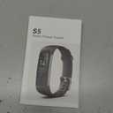 Fitness Tracker with Step/Distance/Calories Counter, Activity Tracker with Heart Rate Monitor, Slim Style Watch IP68 Waterproof, Sleep Monitor Tracker, Pedometer Watch for Women Men (Black)