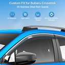 Rain Guards Compatible with Subaru Crosstrek 2024 2025 2026 & Impreza 2024-2026 Side Window Deflectors Window Rain Guards Out-Channel Guard Deflector Vent Visor-4pcs