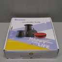 Boreeman Upgraded Folding Stool Lightweight Yet More Sturdy with Load Capacity 400lbs Portable Collapsible Stool for Camping Fishing Hiking BBQ (Black)