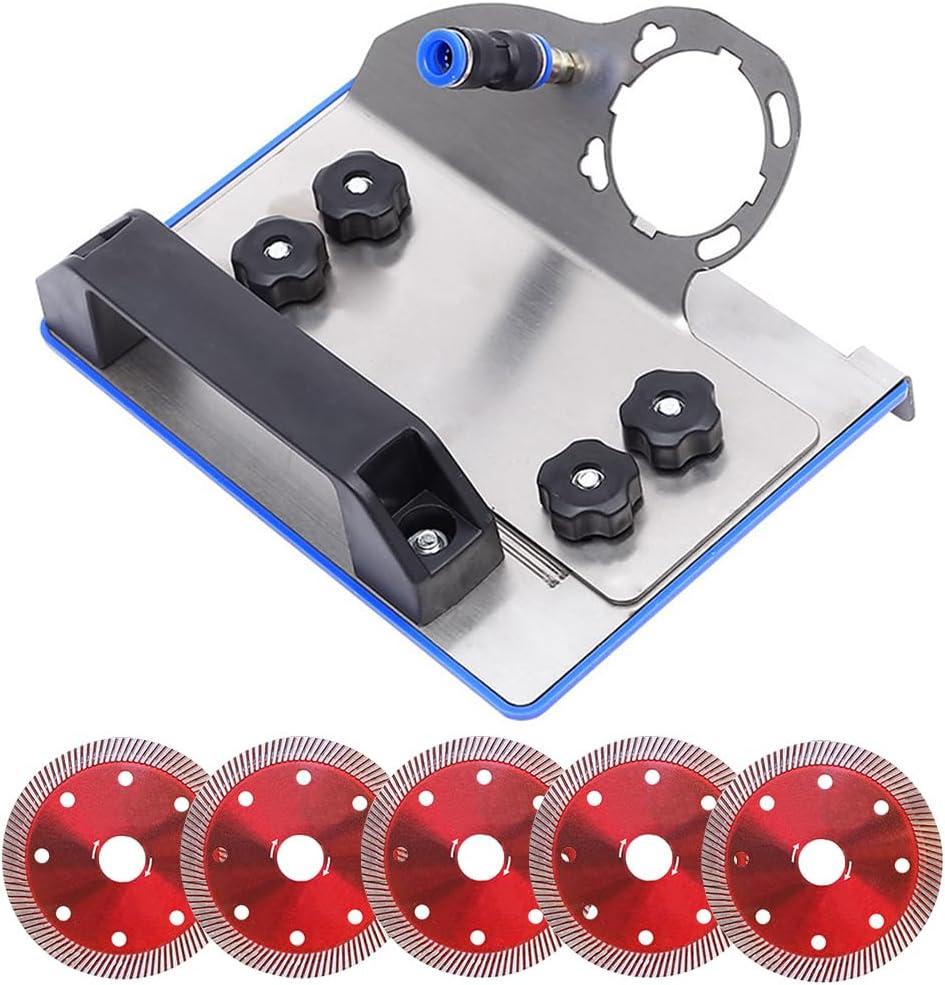 45 degree tile chamfering tool, 45Chamfer Cutting Ceramic tiles, Angle Grinder Tile Chamfer Stand for 100-Type, Angle Grinder Attachments for Chamfering